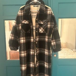 Brand New Flannel Coat